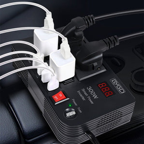 300W Car Inverter DC 12V to AC 220V Converter300W Car Inverter DC 12V